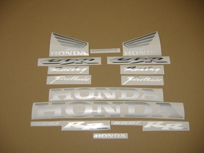 Restauration Aufkleber-Set für Honda CBR 1000RR 2006 in Schwarz Restauration Aufkleber-Set für Honda CBR 1000RR 2006 in Schwarz