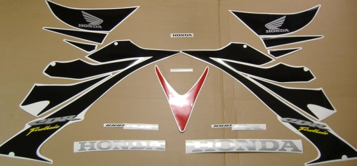 Honda CBR 1000RR 2006 - Black/Red - Sticker-Decals