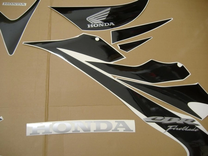 Restauration Aufkleber-Set für Honda CBR 1000RR 2007 in Rot/Schwarz EU