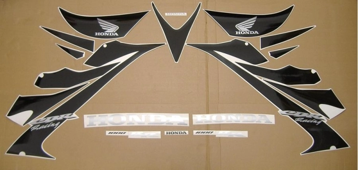 Honda CBR 1000RR 2007 - Rot/Schwarz US - Aufkleber-Dekor