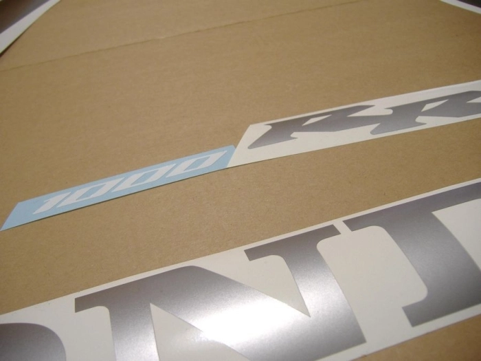 Honda CBR 1000RR 2007 - Schwarz/Grau EU - Aufkleber-Dekor