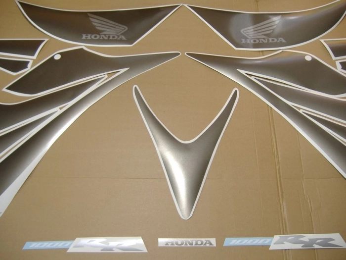 Honda CBR 1000RR 2007 - Schwarz/Grau EU - Aufkleber-Dekor