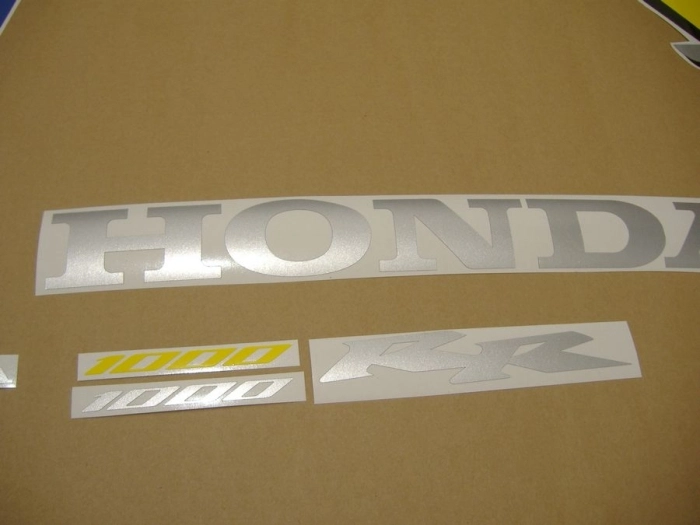 Restauration Aufkleber-Set für Honda CBR 1000RR 2006 in Gelb/Blau Restauration Aufkleber-Set für Honda CBR 1000RR 2006 in Gelb/Blau