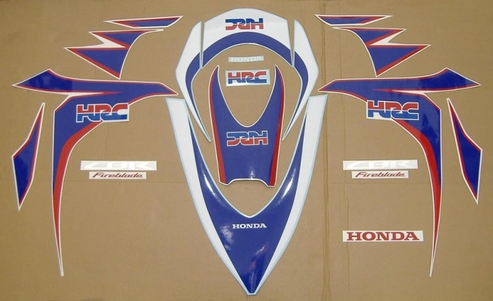 Honda CBR 1000RR 2010 - HRC - Aufkleber-Dekor