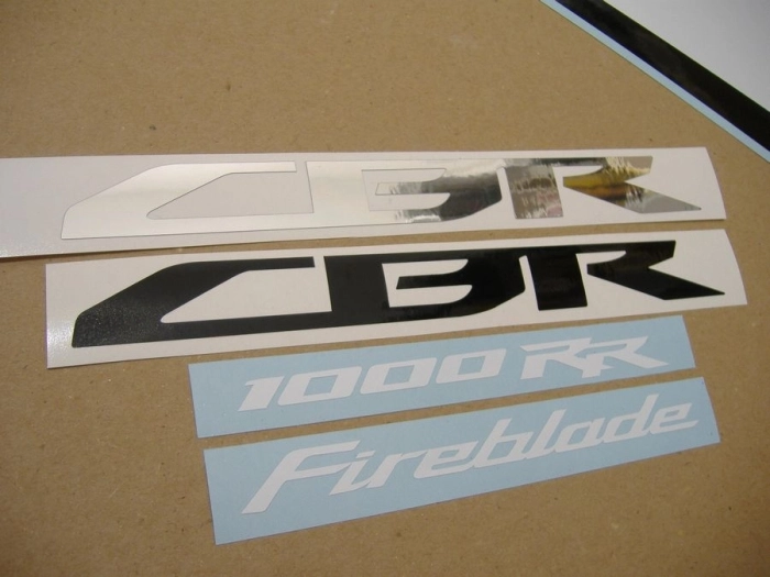 Honda CBR 1000RR 2012 - Rot/Schwarz/Weiß - Aufkleber-Dekor