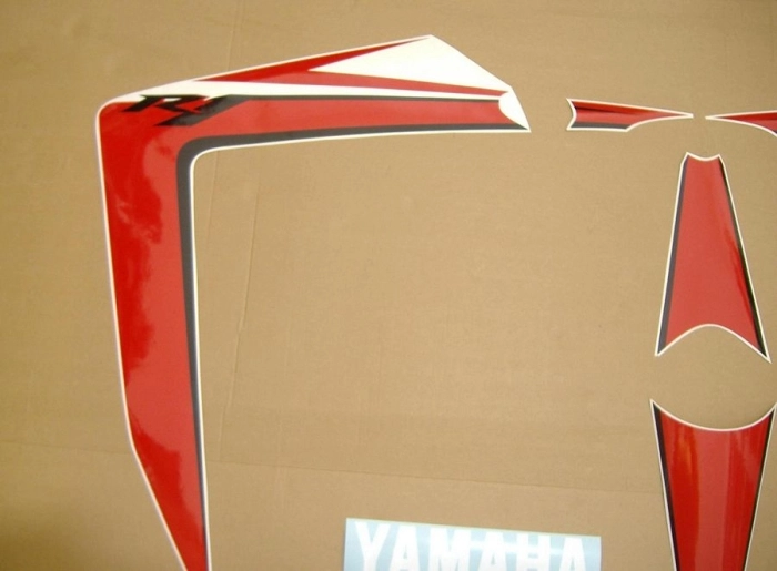 Replica Dekor für Yamaha YZF-R1 2007 in Weiß/Rot