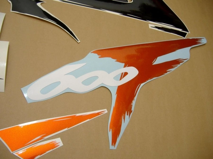Honda CBR 600 F3 1998 - Orange/Black - Sticker-Decals