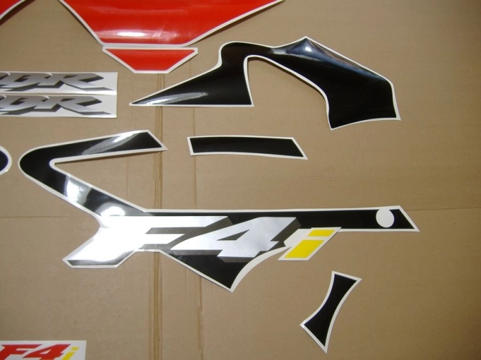 Restoration Sticker for Honda CBR 600 F4i 2003 in Black/Red