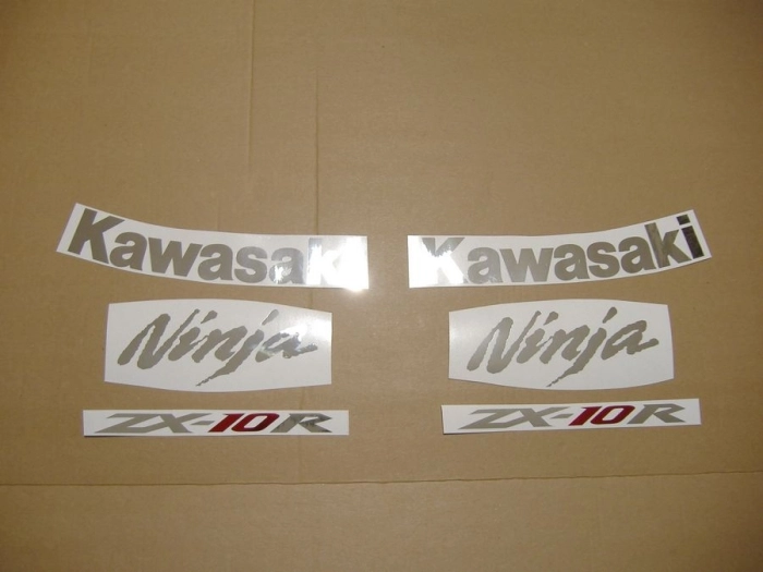 Kawasaki ZX-10R 2008 - Schwarz - Aufkleber-Dekor