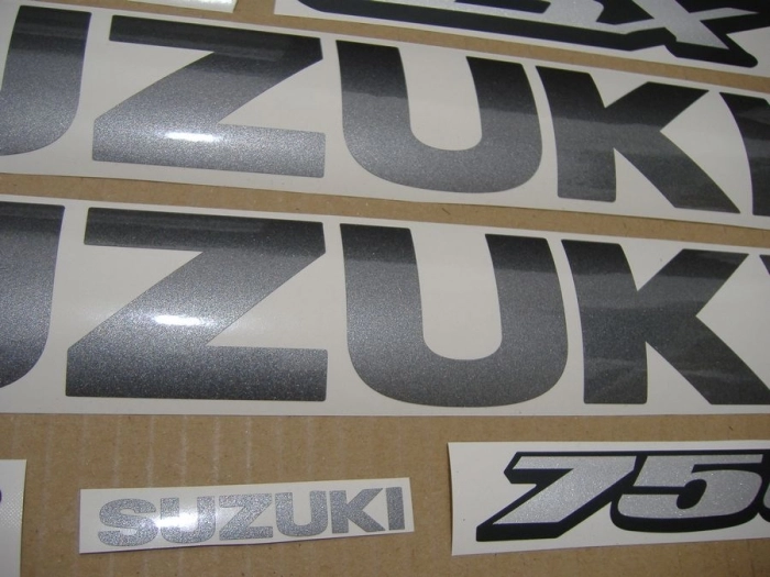 Suzuki GSX-R 750 2008 - Black - Sticker-Decals
