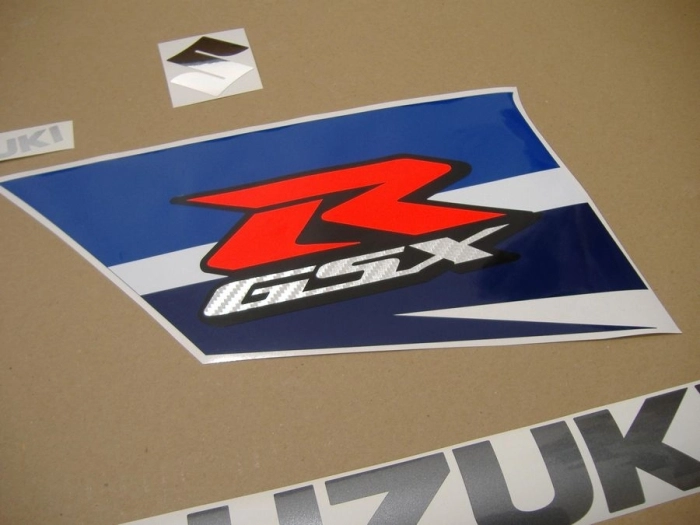 Suzuki GSX-R 1000 2011 - White/Blue - Sticker-Decals