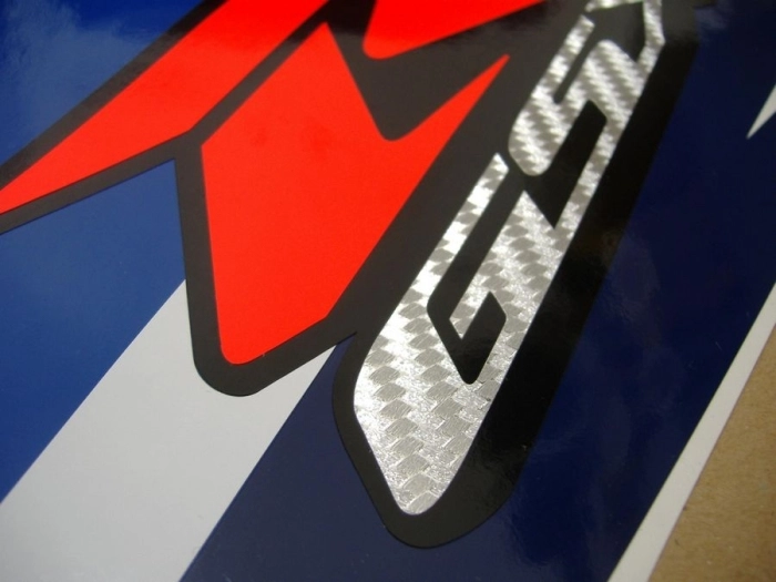 Suzuki GSX-R 1000 2011 - White/Blue - Sticker-Decals