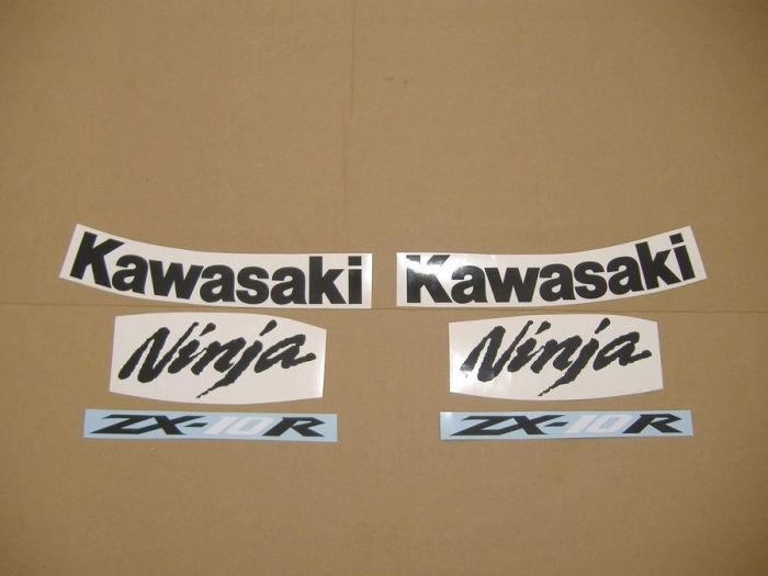 Kawasaki ZX-10R 2008 - Green - Sticker-Decals