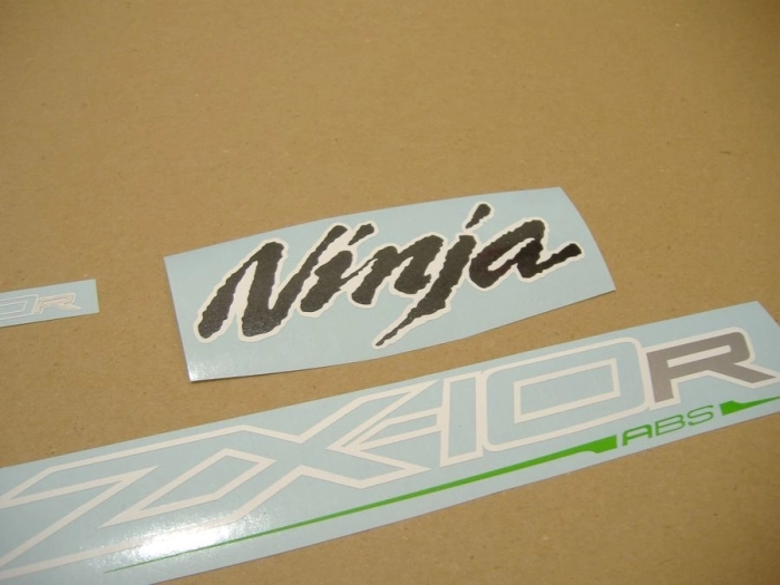 Kawasaki ZX-10R 2012 - Grün ABS - Aufkleber-Dekor