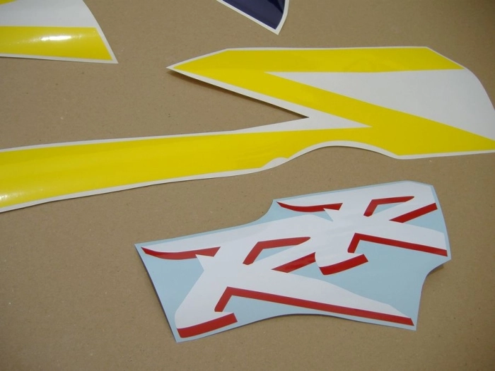 Honda CBR 954RR 2003 - Gelb/Dunkelblau - Aufkleber-Dekor