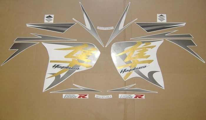 Suzuki Hayabusa 2009 - Schwarz - Aufkleber-Dekor