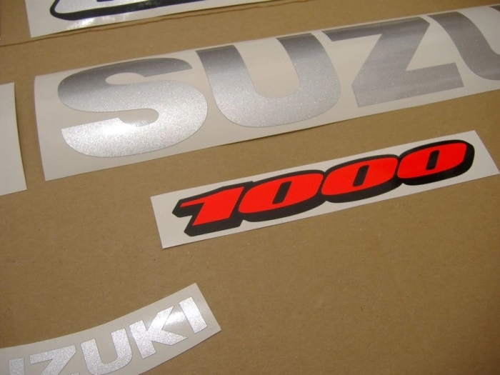 Suzuki GSX-R 1000 2008 - Blue - Sticker-Decals