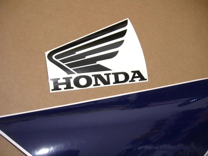 Honda CBR 600 F4 Sport 2002 – White/Darkblue - Sticker-Decals