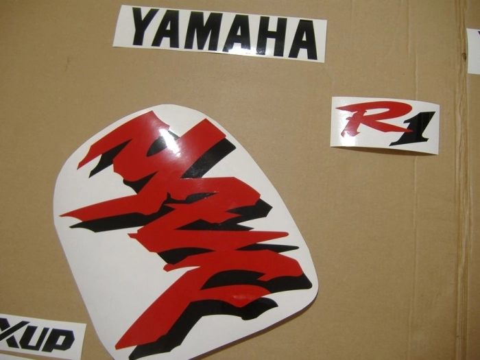 Yamaha YZF-R1 1998 - White/Red - Sticker-Decals