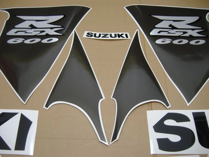 Suzuki GSX-R 600 1998 - Rot/Schwarz - Aufkleber-Dekor