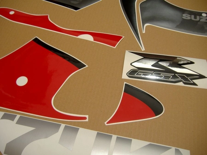 Suzuki GSX-R 600 2000 - Red/Grey - Sticker-Decals