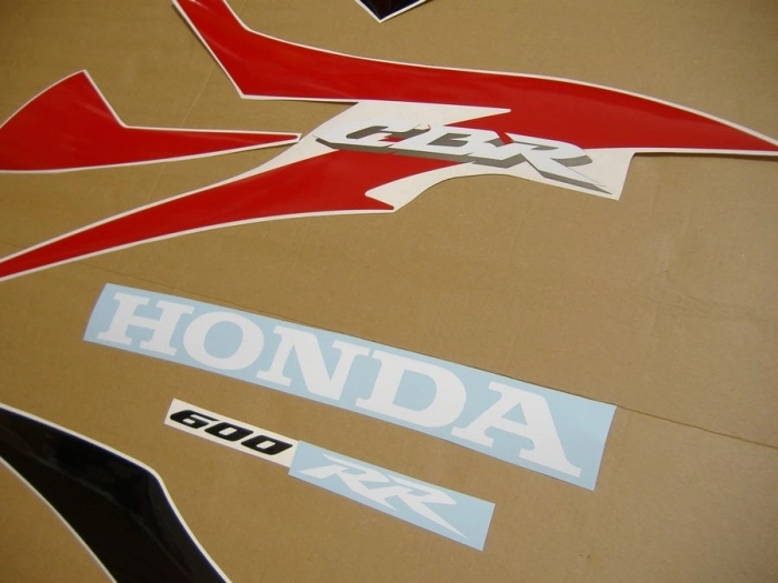 Honda CBR 600RR 2008 - Red - Sticker-Decals