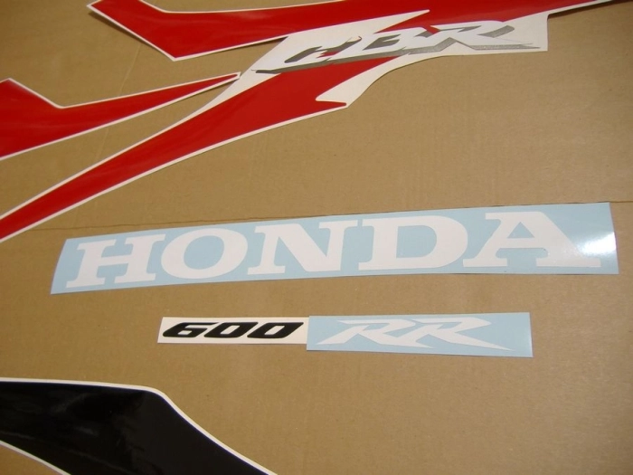 Honda CBR 600RR 2008 - Red - Sticker-Decals