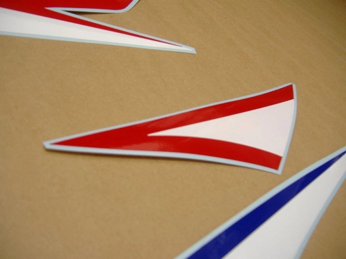 Honda CBR 600RR 2010 - Weiß/Blau/Rot - Aufkleber-Dekor