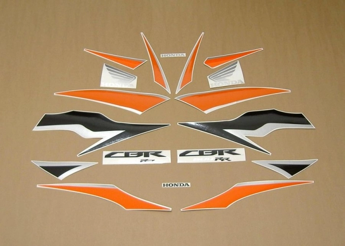 Restoration Sticker for Honda CBR 600RR 2010 in Orange/Black