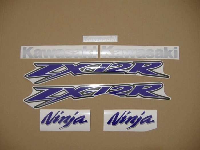 Kawasaki ZX-12R 2003 - Grün - Aufkleber-Dekor