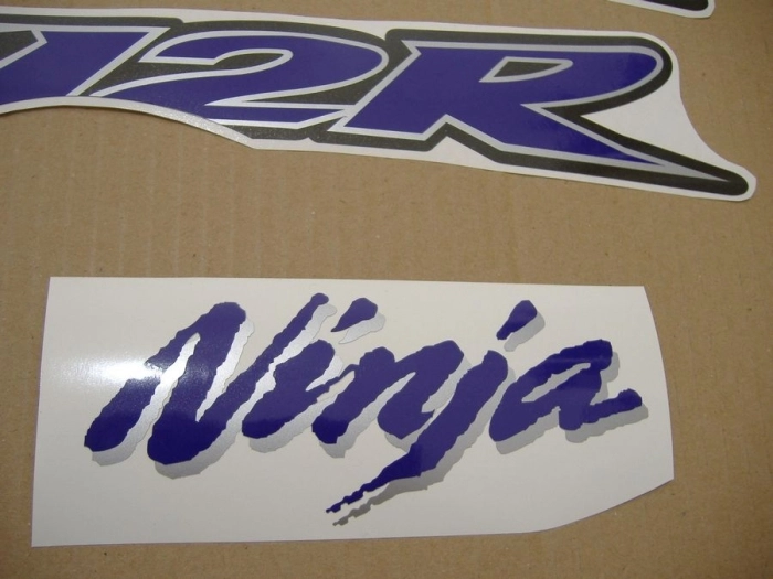 Kawasaki ZX-12R 2003 - Grün - Aufkleber-Dekor