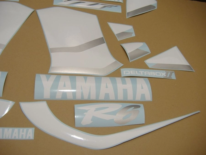 Yamaha YZF-R6 1999 - Blue - Sticker-Decals