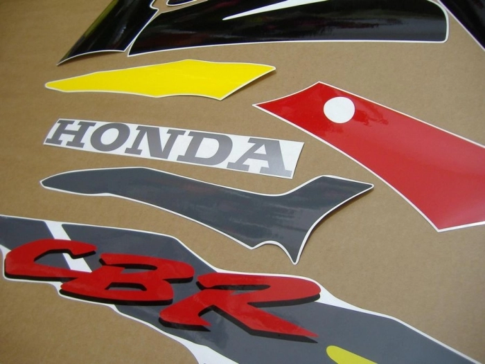 Honda CBR 600 F3 1995 - Grey/Red/Yellow - Sticker-Decals