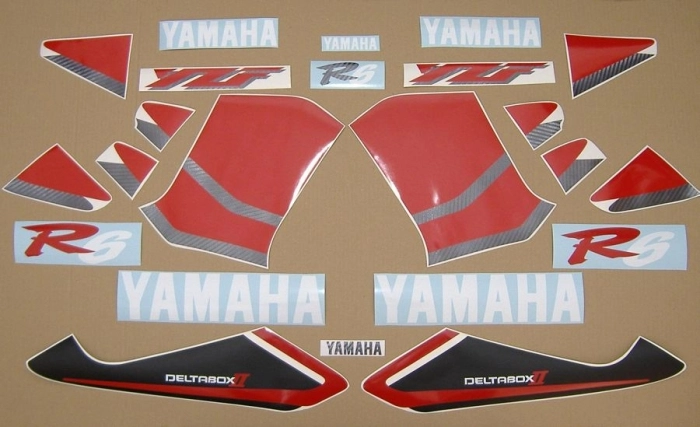 Yamaha YZF-R6 1999 with Red/White Replica Decal