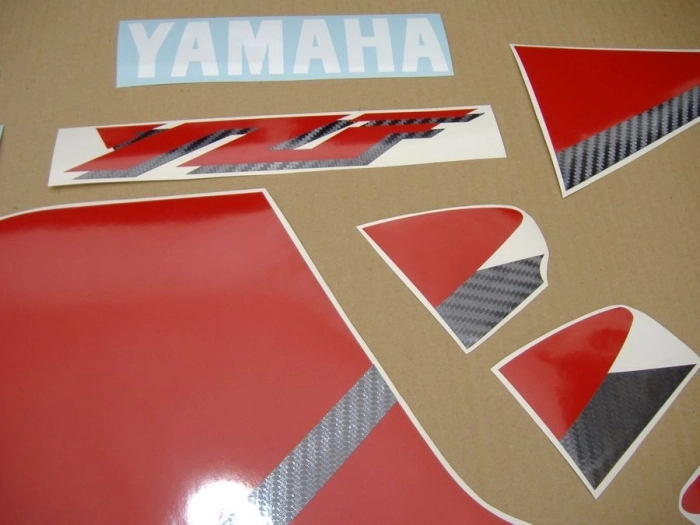 Yamaha YZF-R6 1999 - Red/White - Sticker-Decals