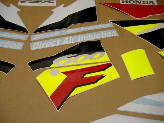 Replica Dekor für Honda CBR 600 F3 1996 in Weiß/Rot/Schwarz