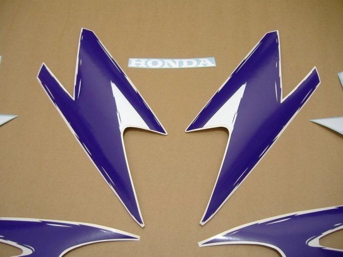 Honda CBR 600 F3 1997 - White/Red/Purple - Sticker-Decals