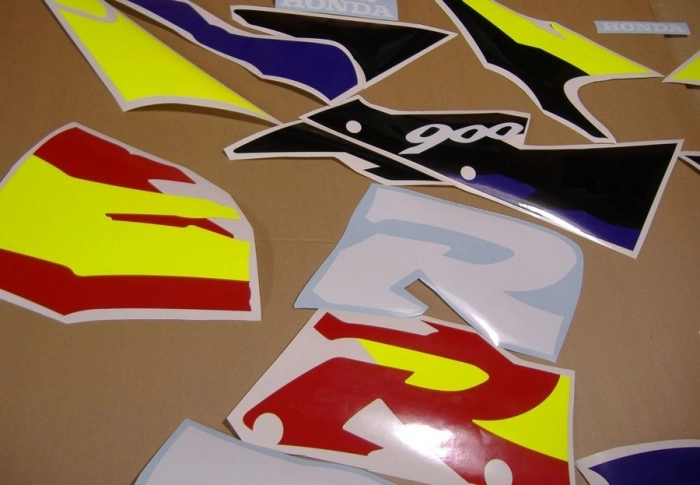 Honda CBR 919RR 1996 - Rot/Weiß/Gelb - Aufkleber-Dekor