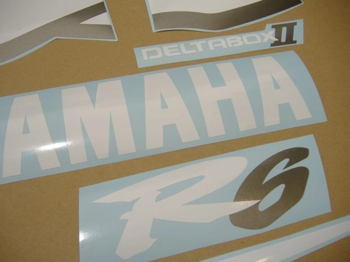 Yamaha YZF-R6 2001 - Blue - Sticker-Decals