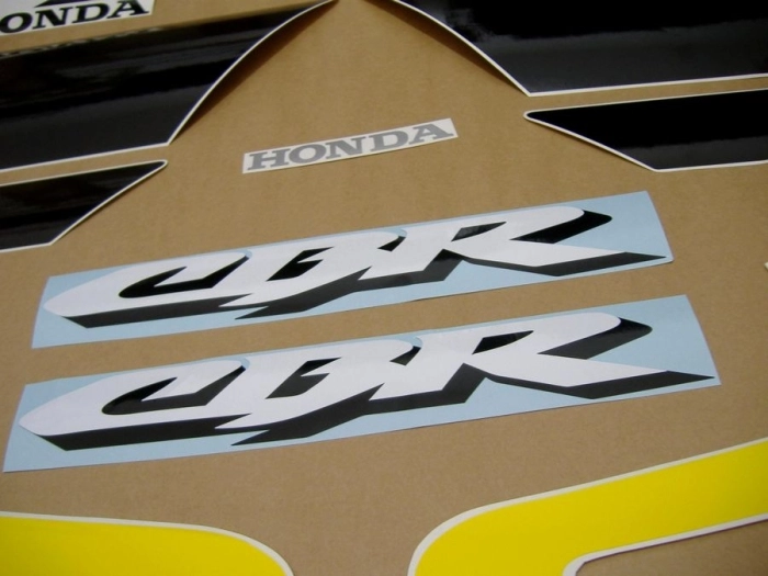 Honda CBR 600 F4i 2002 - Yellow/Black - Sticker-Decals