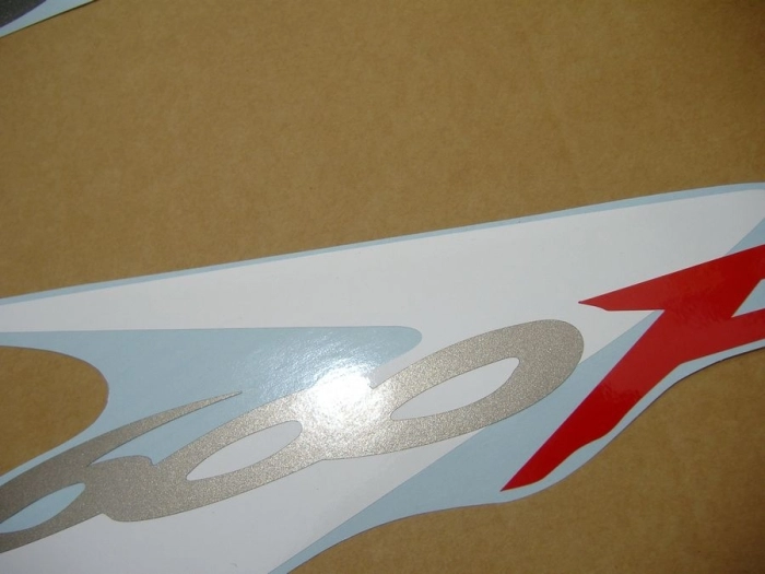 Honda CBR 600 F4 2002 - Red/Blue/White - Sticker-Decals