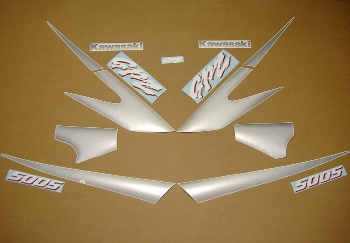 Kawasaki GPZ 500S 1996 - Blue/Silver - Sticker-Decals