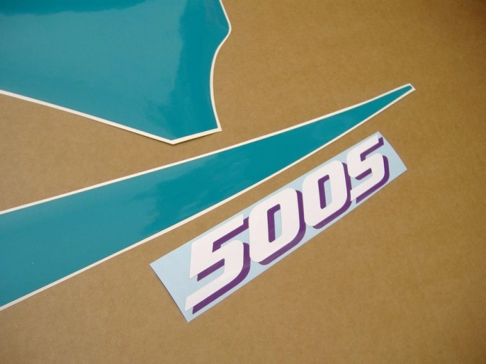 Kawasaki GPZ 500S 2000 - Schwarz/Grün - Aufkleber-Dekor