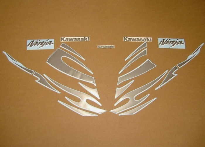 Kawasaki 250R Ninja 2007 - Blue - Sticker-Decals