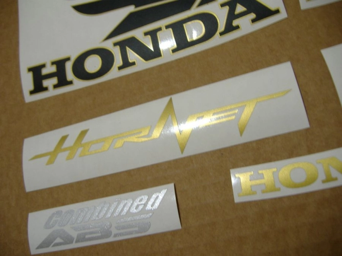 Honda CB 600F Hornet 2012 with Black Vinyl-Sticker
