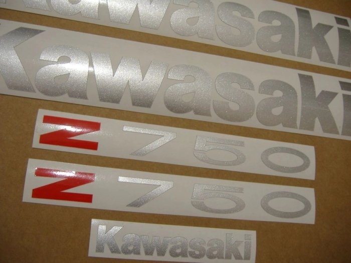 Kawasaki Z 750 2004 - Blau - Aufkleber-Dekor