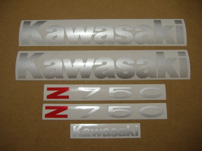 Kawasaki Z 750 2007 - Black - Sticker-Decals