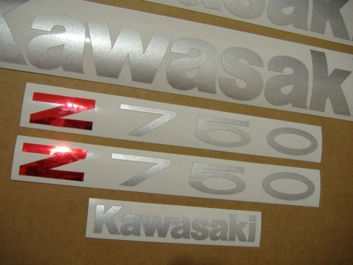 Kawasaki Z 750 2007 - Black - Sticker-Decals