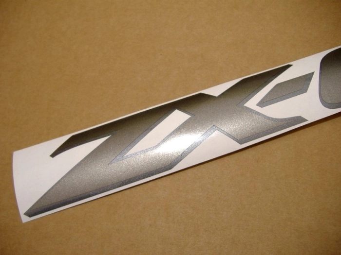 Kawasaki ZX-6R 2004 - Silver - Sticker-Decals