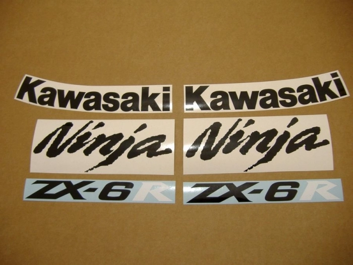 Kawasaki ZX-6R 2007 - Orange - Aufkleber-Dekor